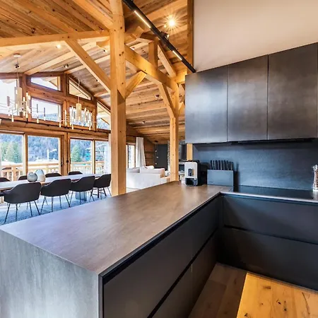 Chalet De Luxe Aux Gets Avec Jacuzzi, Sauna, Wi-fi, Parking