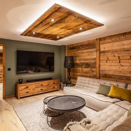 Chalet De Luxe Aux Gets Avec Jacuzzi, Sauna, Wi-fi, Parking Les Gets