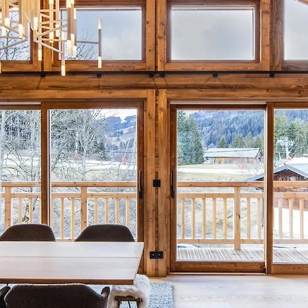 De Luxe Aux Gets Avec Jacuzzi, Sauna, Wi-fi, Parking * Les Gets